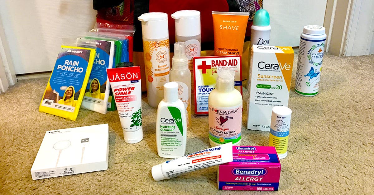 Packing Toiletries