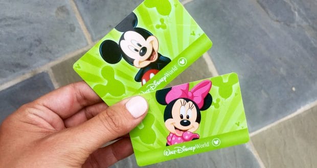 Mickey and Minnie Disney World Tickets Cards