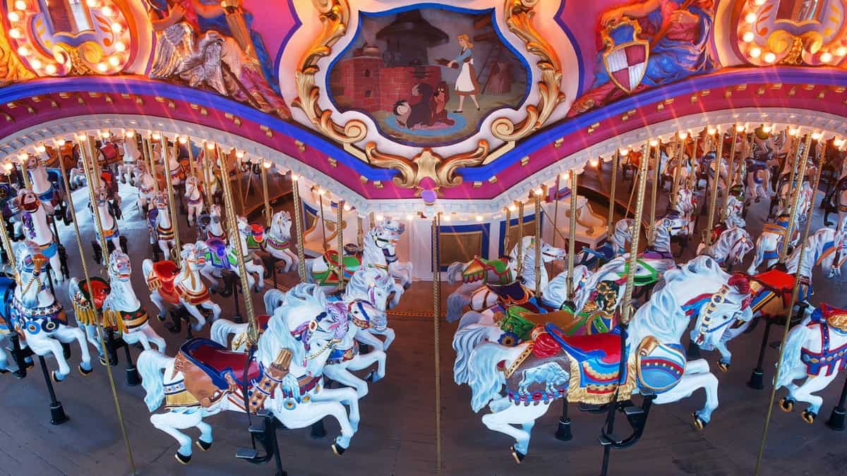 Prince Charming Regal Carrousel, where a Disney World guest reportedly left poop