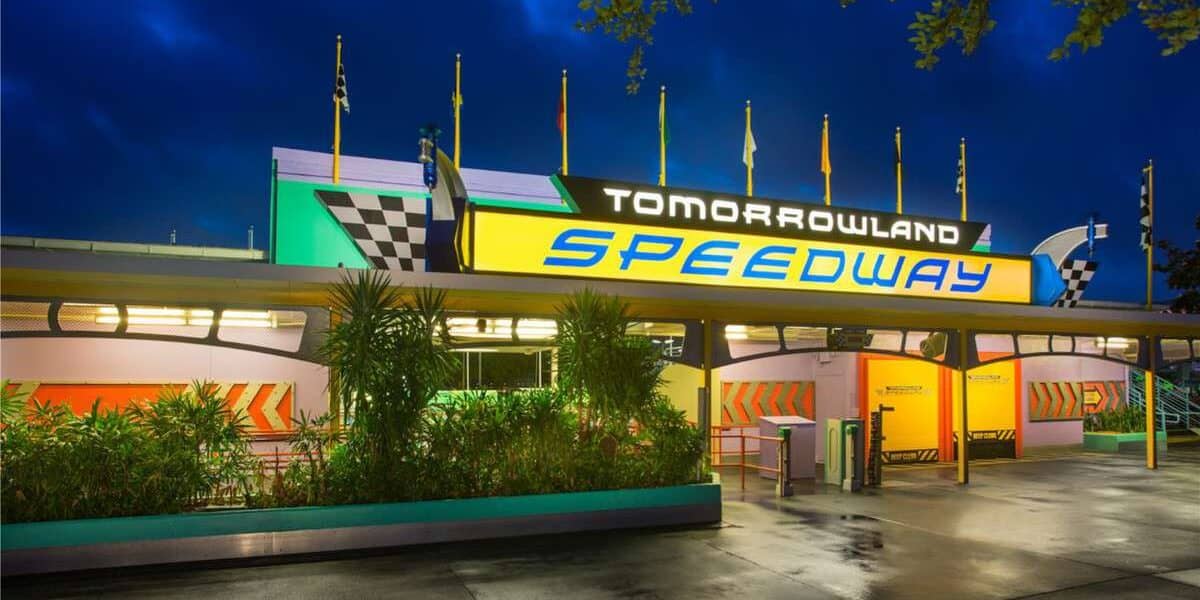 Tomorrowland Speedway Magic Kingdom