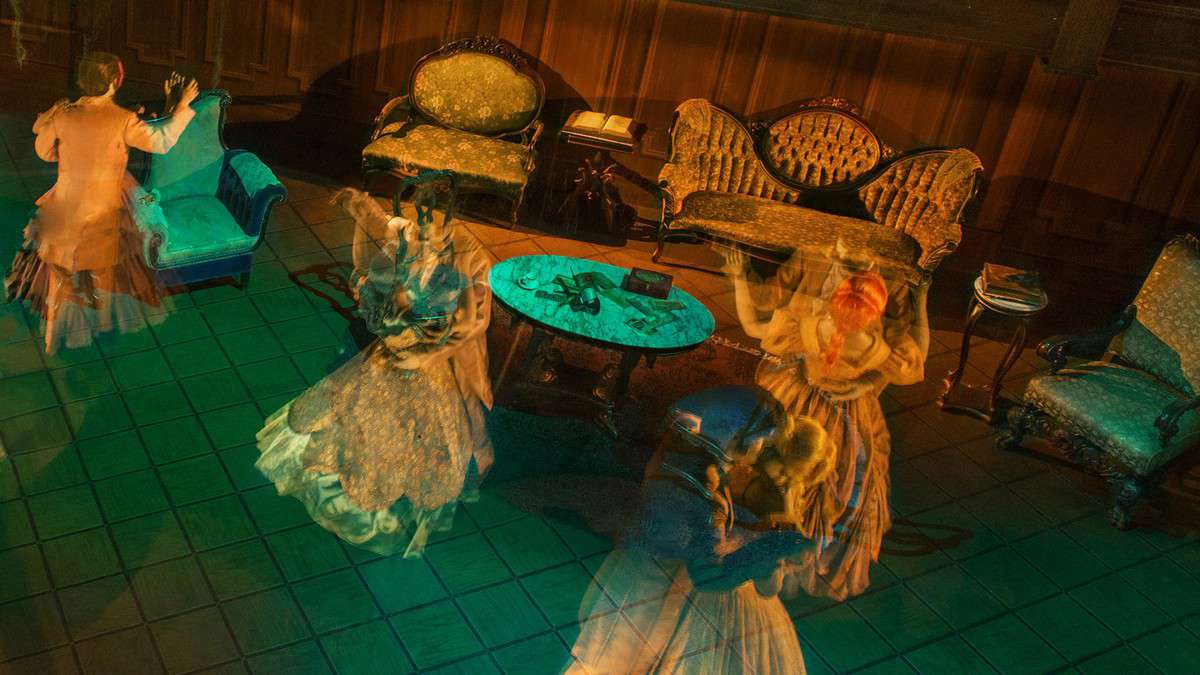 Haunted Mansion Ballroom Scene