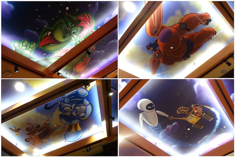 world-of-disney-ceiling-murals