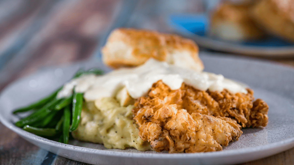 Fried Chicken, Olivia's Cafe