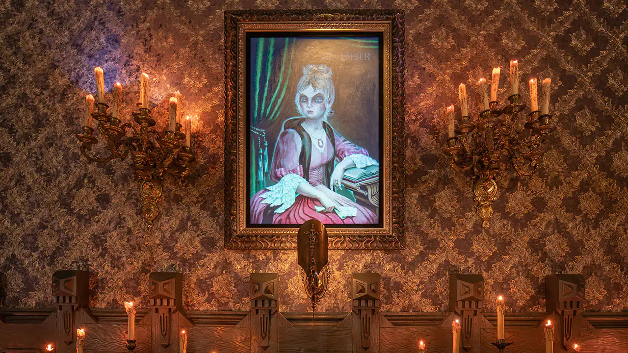 Disneyland Haunted Mansion Painting