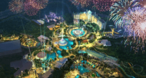Artist rendering of Epic universe theme park