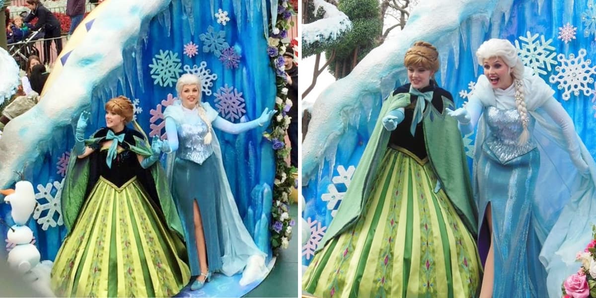 anna and elsa winter outfits