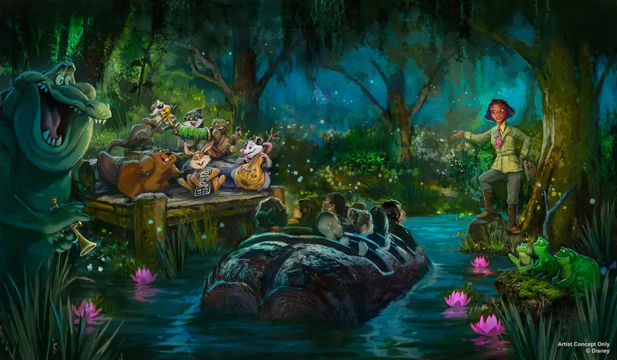 tiana's bayou adventure concept art
