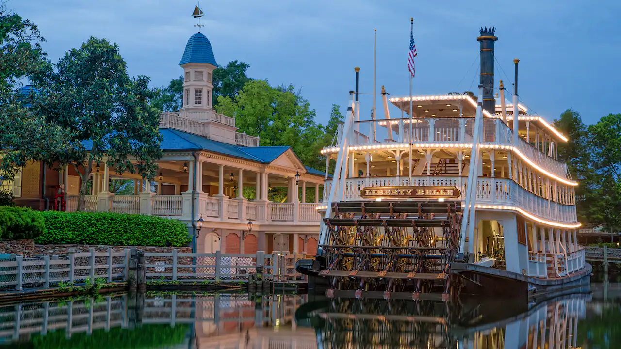 Liberty Square Riverboat Twilight
