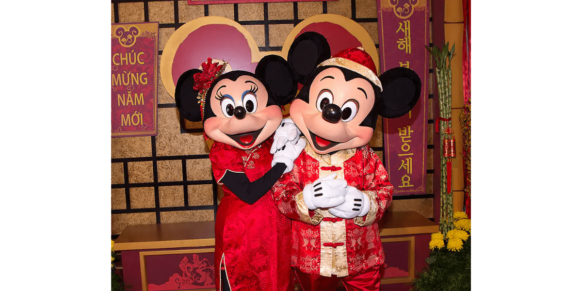 lunar new year mickey and minnie