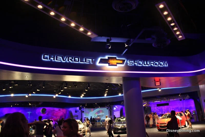 test track epcot showroom