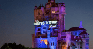 Tower of Terror at Night