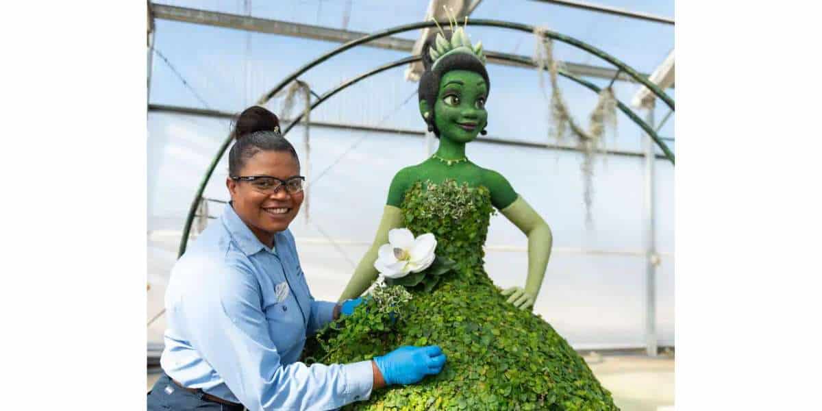 Princess Tiana - EPCOT International Flower & Garden Festival