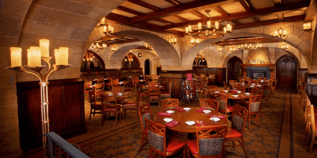 Interior of Dining Room at Le Cellier