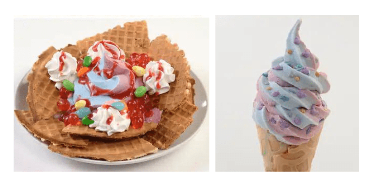 Easter DOLE Whip Nachos and Cone, Swirls on the Water