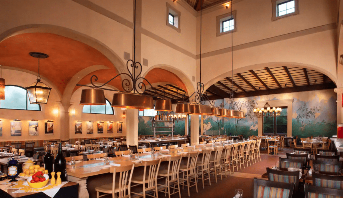 Via Napoli Dining Room EPCOT World Showcase