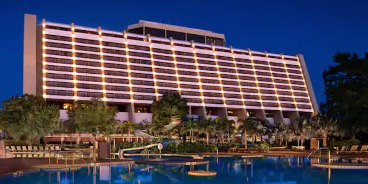 Contemporary Resort Exterior Night