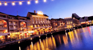 Evening BoardWalk Scene