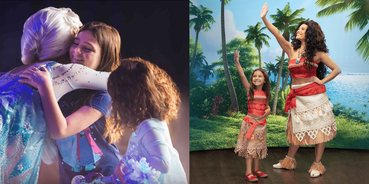 Interactive Experiences with Elsa and Moana