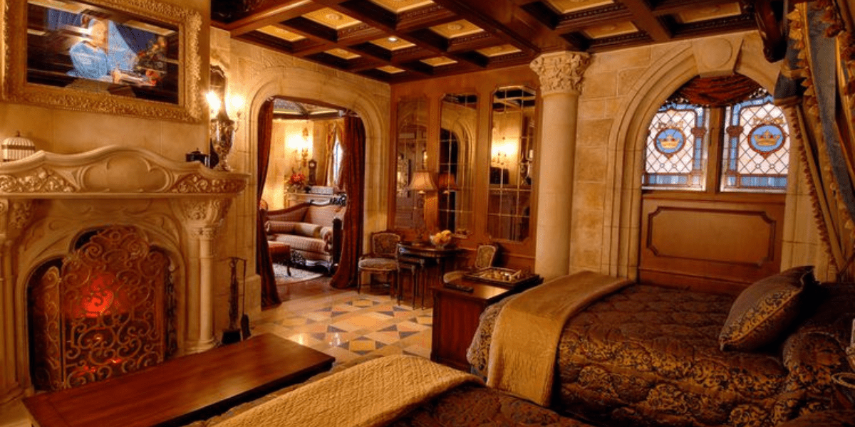 Interior Shot of Cinderella Castle Suite