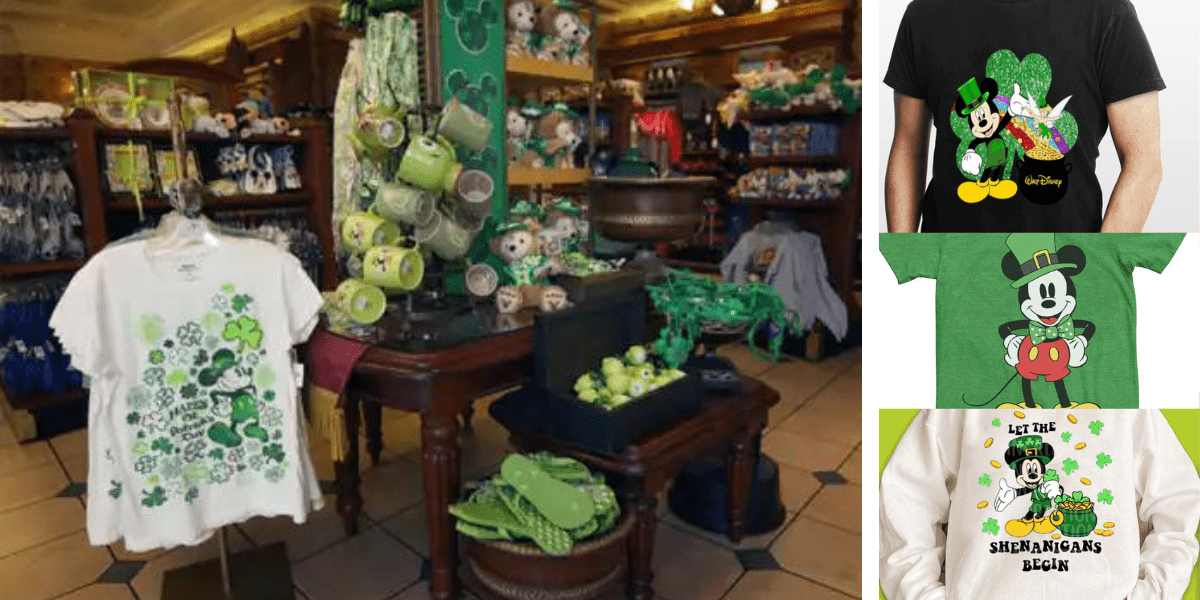 Irish Disney Clothing Options Collage