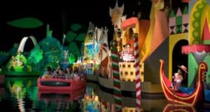 Guests riding "it's a small world."