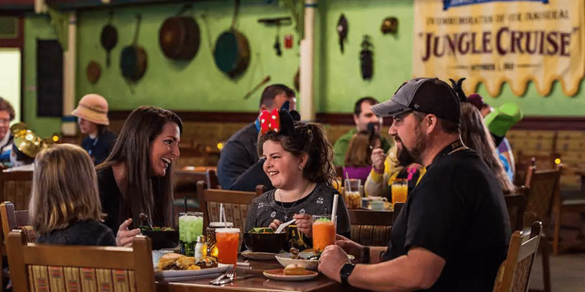 Family Dining at Jungle Skipper