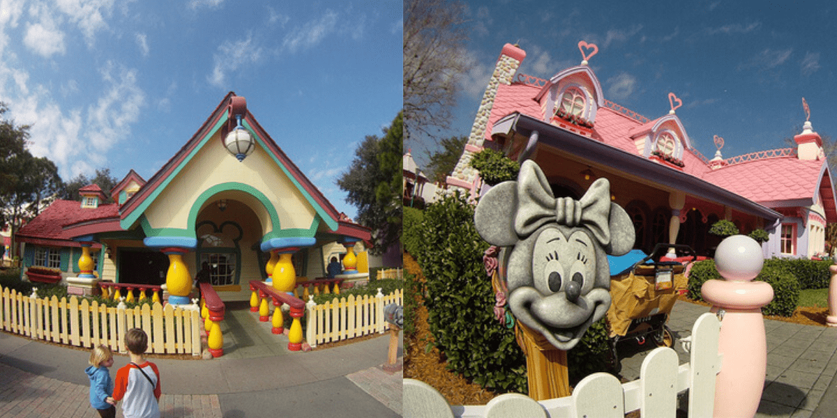 Mickey and Minnie's Now Gone Country Homes