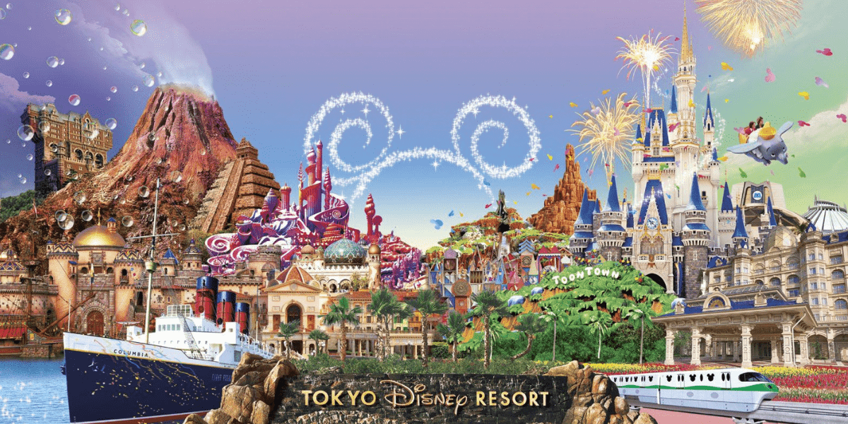 Disney Tokyo Signage ad