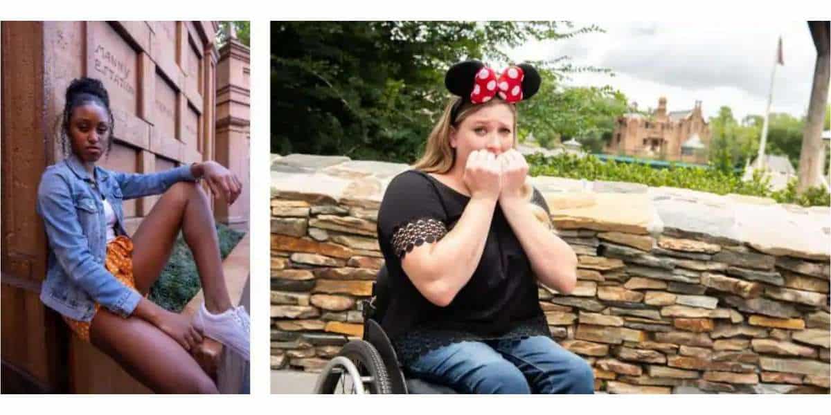 Guests near the Haunted Mansion