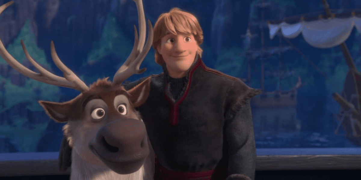 Kristoff Posing with Sven