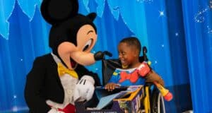 Mickey Mouse with Make a Wish Child