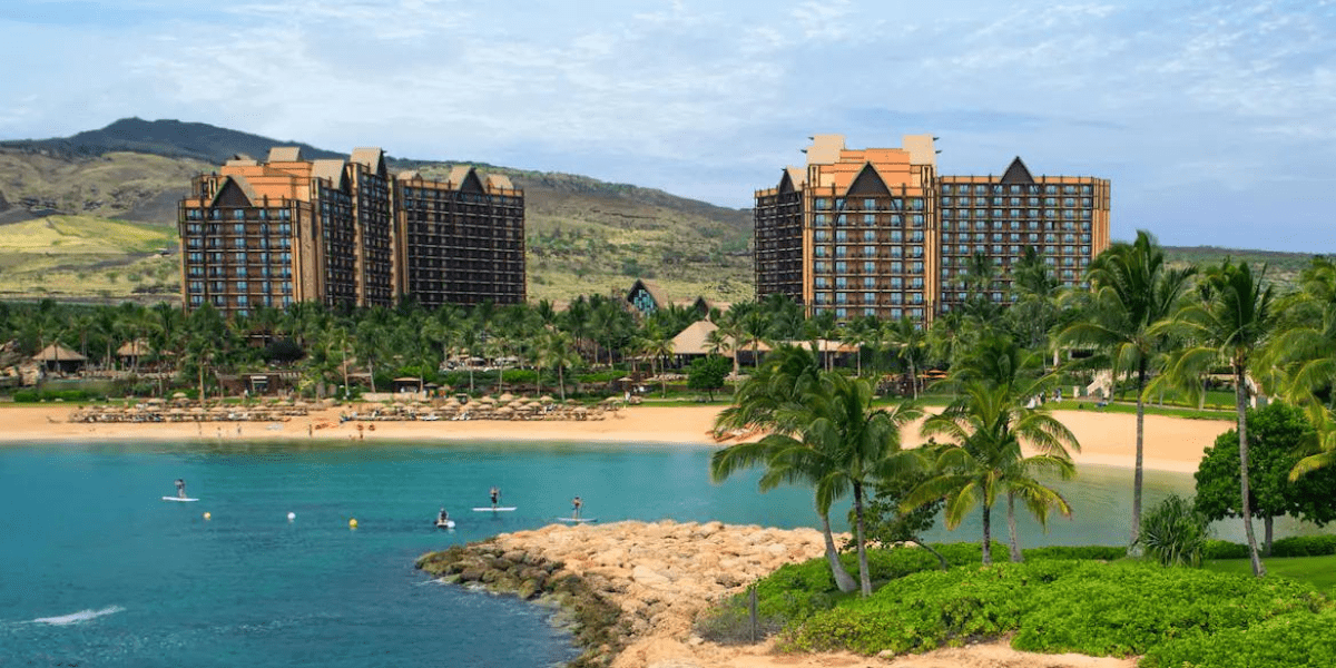 Aerial View of Disney's Aulani