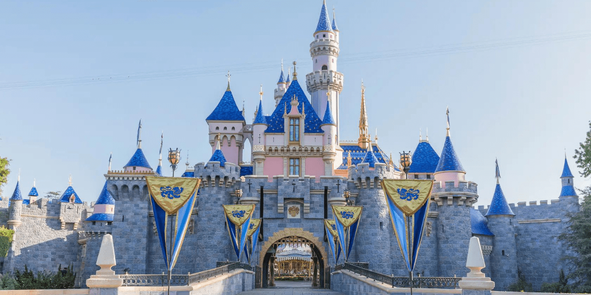 Exterior of Sleeping Beauty Castle