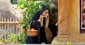 Evil Queen Witch on Mine Train