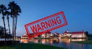 Warning Grand Floridian