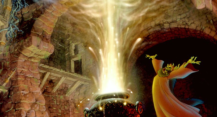 Scene from The Black Cauldron (1985) movie
