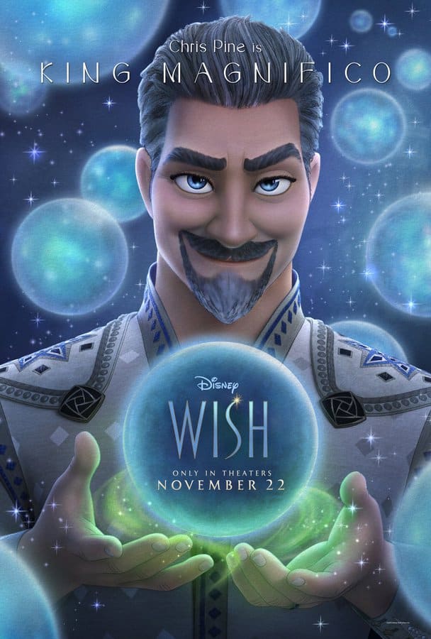 King Magnifico poster from Wish movie