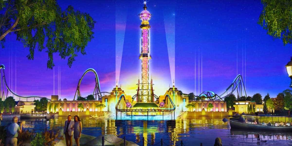 Rendering of American Heartland theme park