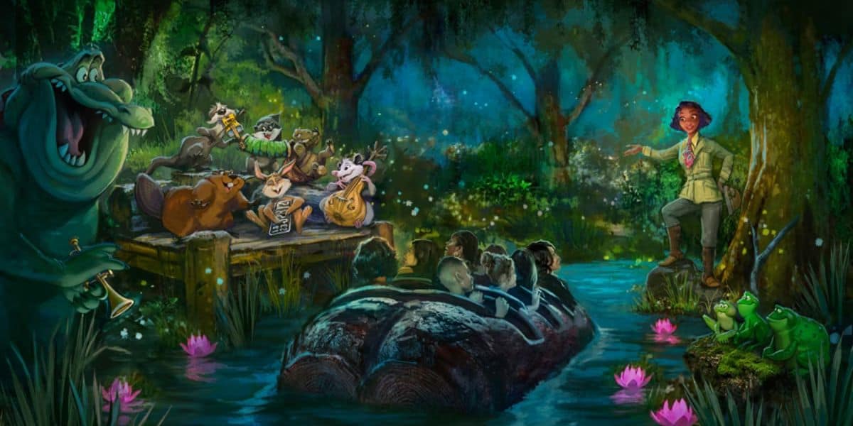 Tiana's Bayou Adventure concept art