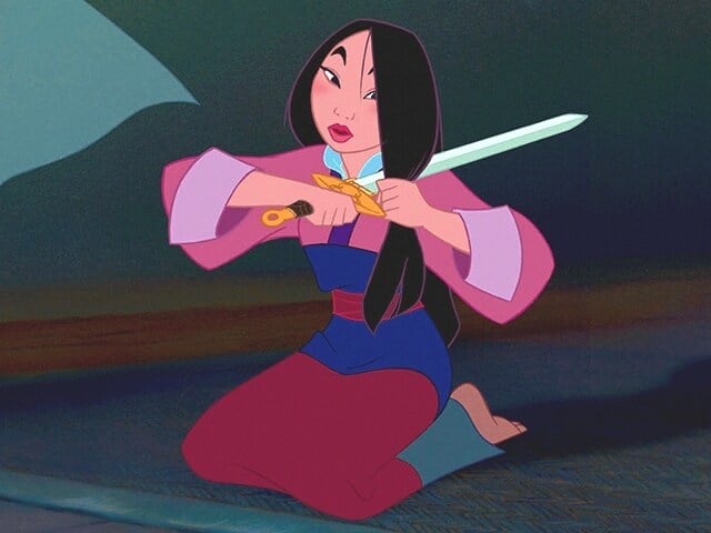 Mulan Cutting Hair