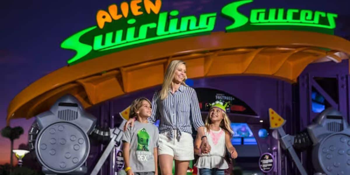 Guests in Toy Story Land