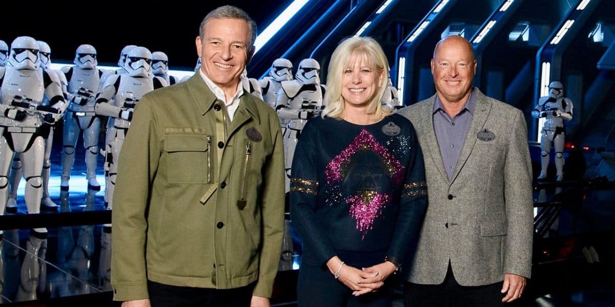Bob Iger and Bob Chapek