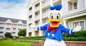 Donald Duck at Disney World Resort
