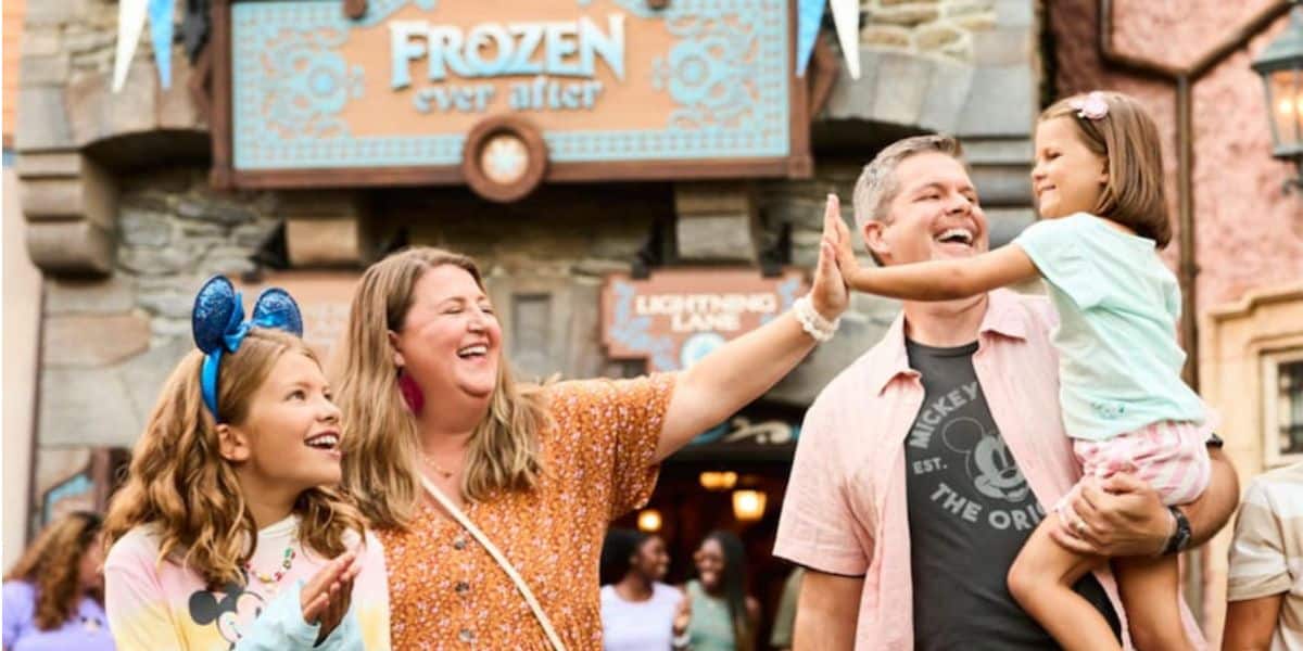 Disney Guests in EPCOT 