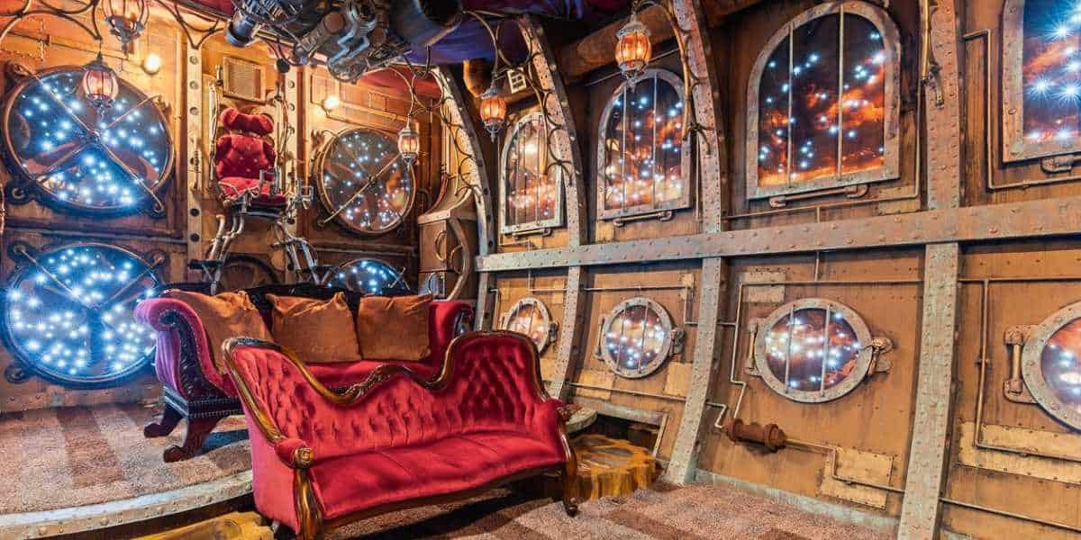 Disney mansion home theater