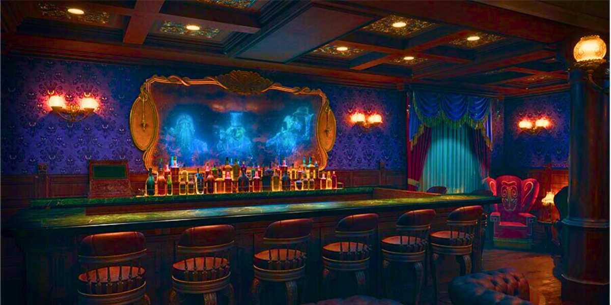 Haunted Mansion Parlor rendering