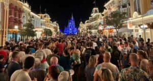 Crowd at Magic Kingdom