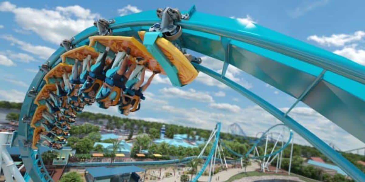 SeaWorld Orlando roller coaster