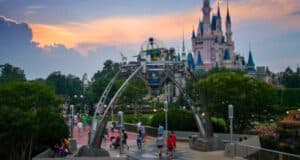 Cinderella Castle from Tomorrowland