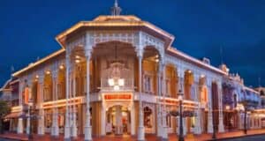 Exterior shot of The Emporium at Magic Kingdom Park, one of many Disney world stores